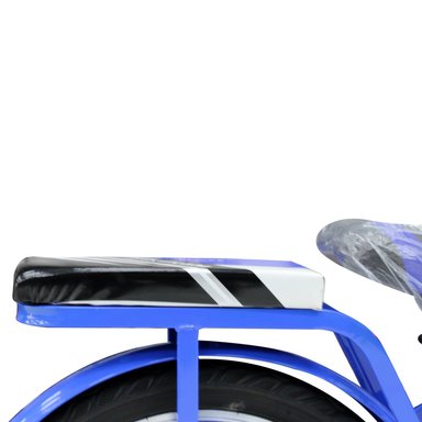 BICICLETA BLAZE ARO 20 CON CANASTA, PARRILLA ACOLCHADA Y LLANTAS AUXILIARES COLOR AZUL - 5