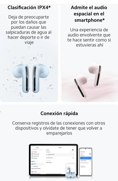 AUDIFONOS XIAOMI REDMI BUDS 6 ACTIVE BLUETOOTH 5.4 VERSIÓN GLOBAL - NEGRO - 4
