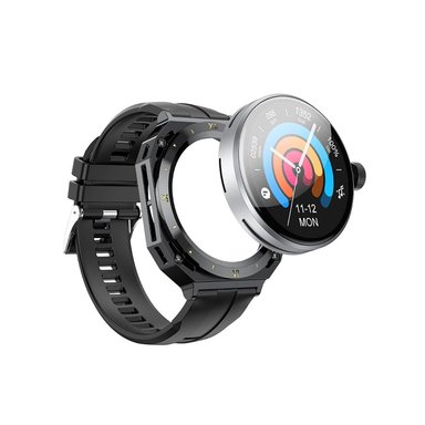 RELOJ DEPORTIVO INTELIGENTE HOCO Y14 VERSIÓN LLAMADA BLACK