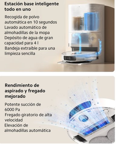 ROBOT ASPIRADOR XIAOMI VACUM X20 PLUS AUTOLIMPIEZA EFICIENTE 6000PA - 2