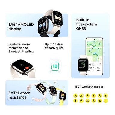 RELOJ XIAOMI REDMI WATCH 5 LITE PANT. AMOLED,GPS, LLAMADAS - ORO CLARO - 6