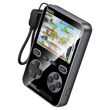 POWER BANK HOCO 10000MAH 20W CONSOLA DE JUEGOS RETRO Q47 - GREY - 2