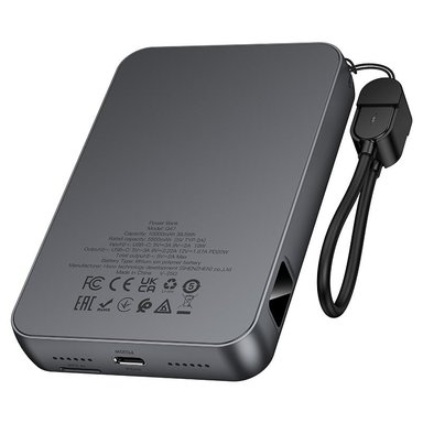 POWER BANK HOCO 10000MAH 20W CONSOLA DE JUEGOS RETRO Q47 - GREY - 6
