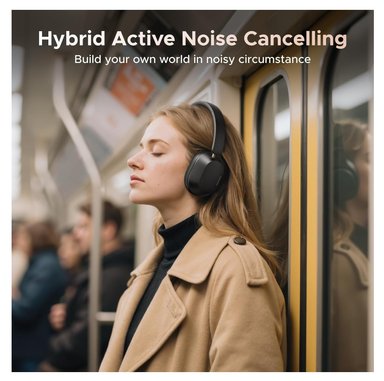 AURICULARES UGREEN HITUNE MAX 5C CANCELACIÓN DE RUIDO ANC - AZUL - 2