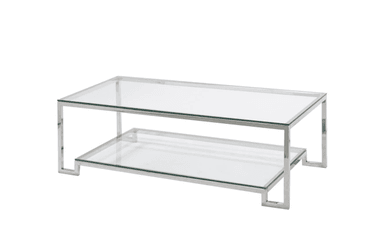 MESA DE CENTRO TRISTAN ACERO INOXIDABLE