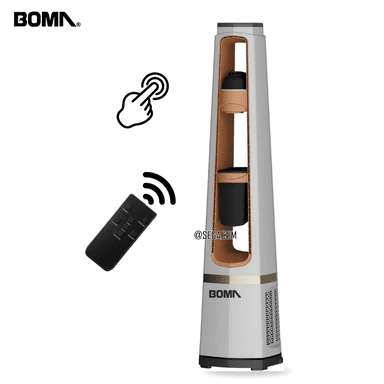 VENTILADOR DE TORRE SIN ASPAS 5 EN 1 -CHICAGO- BLANCO