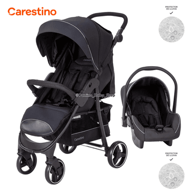 COCHE CUNA TRAVEL SYSTEM CARESTINO -CITY TRAVEL V3- NEGRO