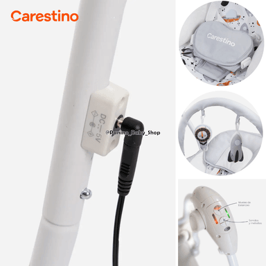 MECEDORA ELECTRÓNICA AUTOMÁTICA CARESTINO -NUBE- GREIGE - 6