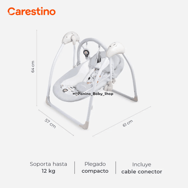 MECEDORA ELECTRÓNICA AUTOMÁTICA CARESTINO -NUBE- GREIGE - 7