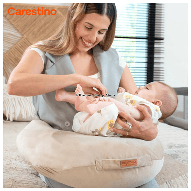 ALMOHADA COJIN DE LACTANCIA AMAMANTAR CARESTINO -OCEANO- AZUL - 6