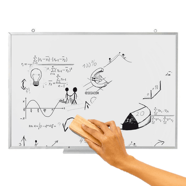 PIZARRA ACRÍLICA CLÁSICA 120 X 80 CM -LARGE- BLANCO