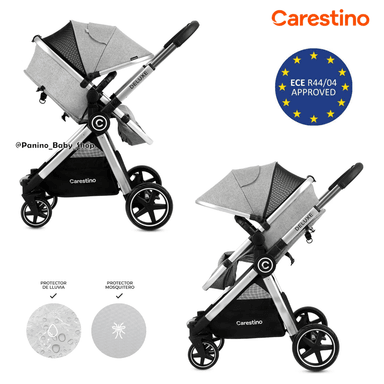 Coche Cuna Premium Travel System 3en1 -DELUXE V2- New Black - 6