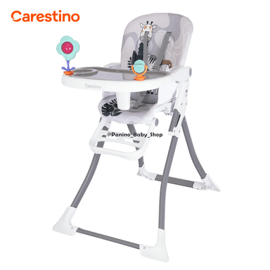 SILLA DE COMER PLEGABLE COMPACTO CARESTINO -RIO- GRIS