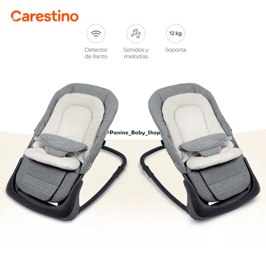MECEDORA PORTATIL C-VIBRACIÓN DE AUTO CARESTINO -BREEZE- GREIGE - 6