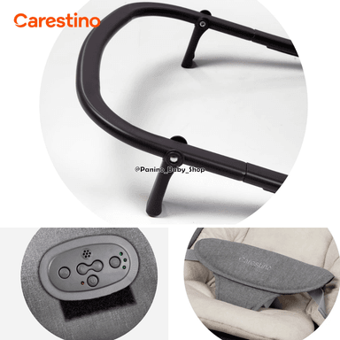 MECEDORA PORTATIL C-VIBRACIÓN DE AUTO CARESTINO -BREEZE- GREIGE - 7