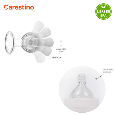 EXTRACTOR DE LECHE SACALECHE MANUAL CARESTINO -LIFE M- GRIS - 5