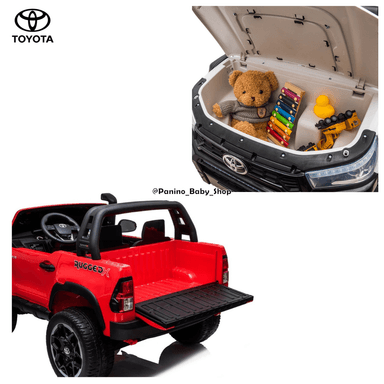 CARRO A BATERÍA TOYOTA HILUX PARA NIÑOS -RUGGED X- BLANCO - 3