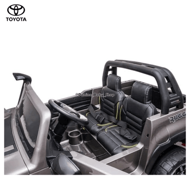 CARRO A BATERÍA TOYOTA HILUX PARA NIÑOS -RUGGED X- BLANCO - 5