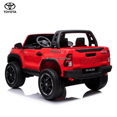 CARRO A BATERÍA TOYOTA HILUX PARA NIÑOS -RUGGED X- BLANCO - 7