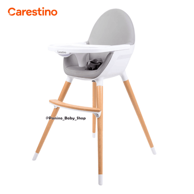 SILLA DE COMER 2EN1 CARESTINO -NEO- GRIS CLARO