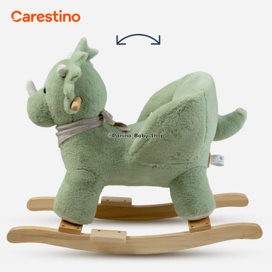 MECEDORA MUSICAL PARA BEBÉ CARESTINO -PELUCHE- CABALLO BLANCO - 8