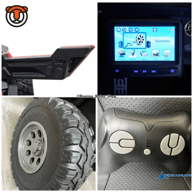 CARRO A BATERÍA TODO TERRENO 24V 4X4 -UTV CLASH- GRIS - 4