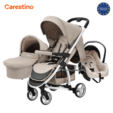 COCHE CUNA TRAVEL SYSTEM PREMIUM 3EN1 -LONDON- BEIGE - 1