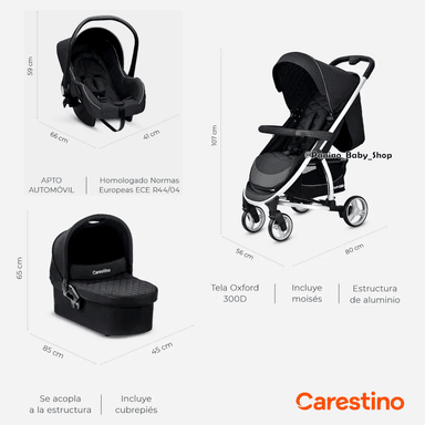 COCHE CUNA TRAVEL SYSTEM PREMIUM 3EN1 -LONDON- BEIGE - 8