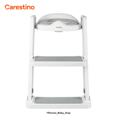 ASIENTO REDUCTOR DE INODORO CON ESCALERA -PEKIN V2- GRIS - 2