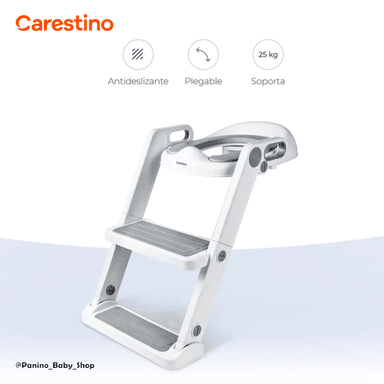 ASIENTO REDUCTOR DE INODORO CON ESCALERA -PEKIN V2- GRIS - 8