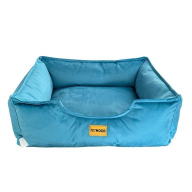CAMA PARA MASCOTAS ANTIALÉRGICA T-M COLOR TURQUESA