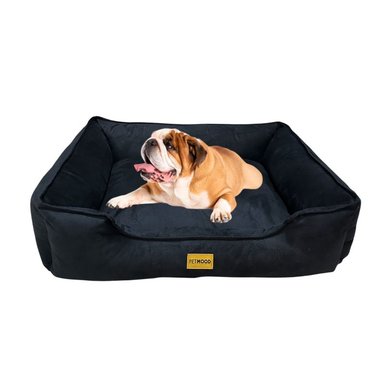 CAMA PARA MASCOTAS ANTIALÉRGICA T-XL COLOR NEGRO