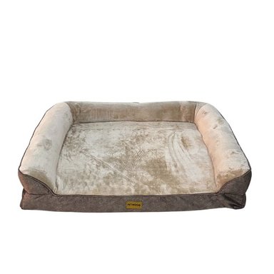 CAMA PARA MASCOTAS ORTOPÉDICA CON FUNDA EXTRAÍBLE TALLA XL COLOR BEIGE