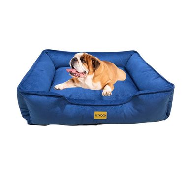 CAMA PARA MASCOTAS ANTIALÉRGICA T-XL AZUL