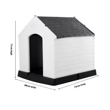 CASA PARA PERRO RAZA PEQUEÑA 66X69X73CM COLOR GRIS