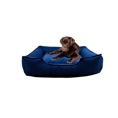 CAMA PARA MASCOTAS ANTIALÉRGICA T-XXL COLOR AZUL