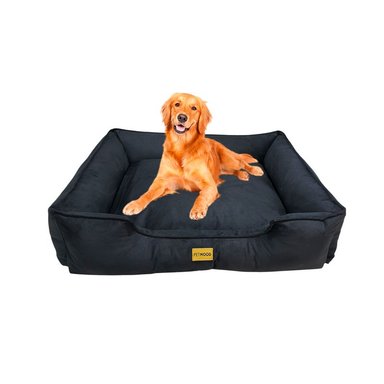 CAMA PARA MASCOTAS ANTIALÉRGICA T-3XL NEGRO