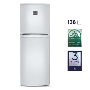 REFRIGERADORA ELECTROLUX 138 L TOP FREEZER ERT18G2HNW