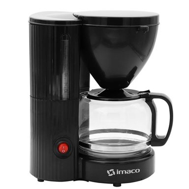 CAFETERA DE 6-8 TAZAS IMACO ICM608N NEGRO