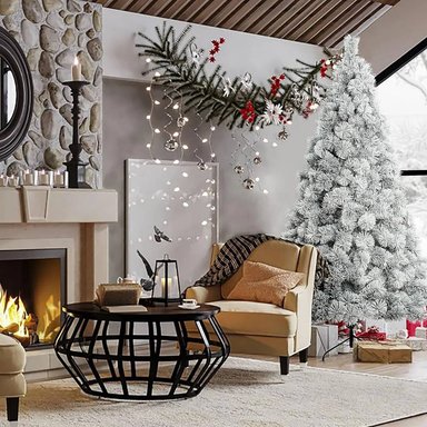 ÁRBOL DE NAVIDAD PINO NEVADO 1.50 RAMA POR RAMA NR-150 - 2
