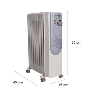 ESTUFA DE ACEITE SOLE ELÉCTRICA 9 CELDAS 2000W SOLE2000 - 2