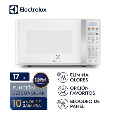 HORNO MICROONDAS ELECTROLUX DIGITAL 17L EMDO17S2GSRUW BLANCO