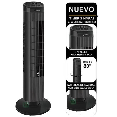 VENTILADOR TORRE MIRAY 30 ' VMTT-933 NEGRO