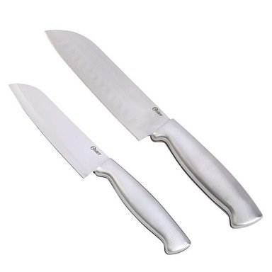 SET DE CUCHILLOS OSTER SANTOKU 2 PIEZAS ACERO INOXIDABLE 91602-02