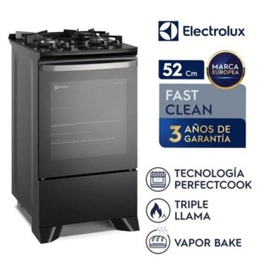 COCINA 4 HORNILLAS NEGRO ELECTROLUX FE4GP - 1