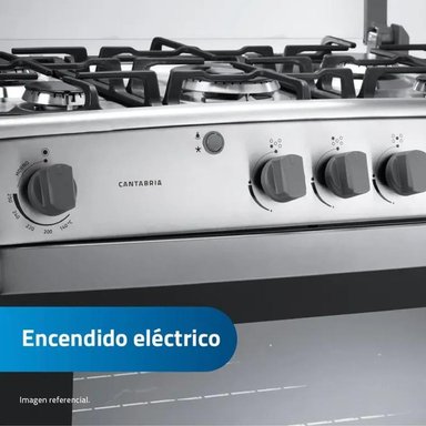 COCINA A GAS INDURAMA CROMA 5 QUEMADORES CANTABRIA QZ - 4