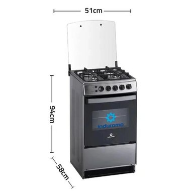 COCINA INDURAMA BILBAO SPAZIO PLUS 20″ CROMO - 2