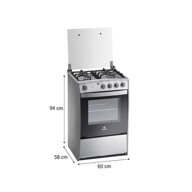 COCINA A GAS 4 QUEMADORES INDURAMA VIENA QZ - 2