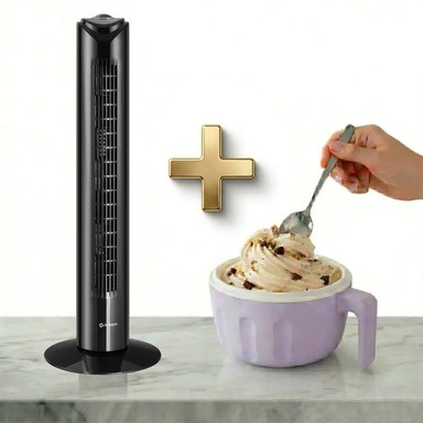 VENTILADOR TORRE IMACO TF2905 50W + + REGALO MÁQUINA DE HACER HELADOS