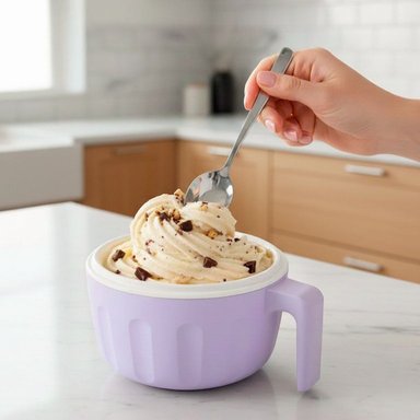 MÁQUINA DE HELADOS PORTÁTIL RECCO LILA - 5